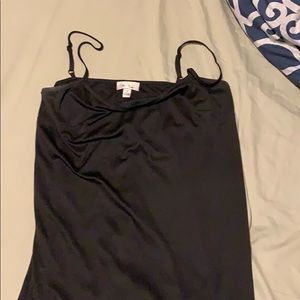 Black cami underdress